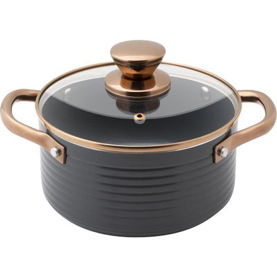 Tenxhere alumini Lamart LT1239 CASSEROLE W/LID 18 cm ORRO