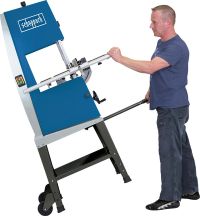 Sharrë me shirit Scheppach BASA3, 800W, 230–240V, blu