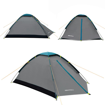 Çadër kampingu Nils Camp NC6033 Nightfall, 2 persona, e papërshkueshme nga uji, gri blu