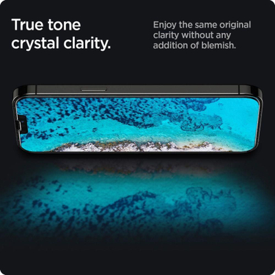 Xham mbrojtës Spigen GLAS.tR Slim për iPhone 13 Pro Max, Privacy, transparent