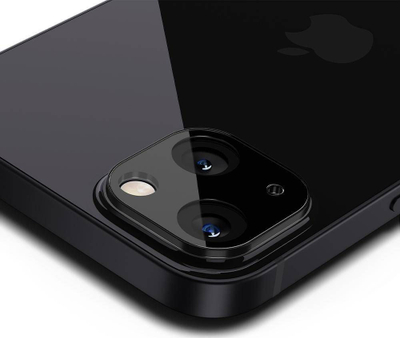 Mbrojtës kamere Spigen Glas.tR Optik për iPhone 13, xham i temperum, i zi