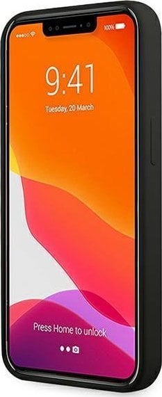 Futrollë telefoni Ferrari FESSIHCP13SBK, për iPhone 13 mini 5.4", silikon i fortë, e zezë