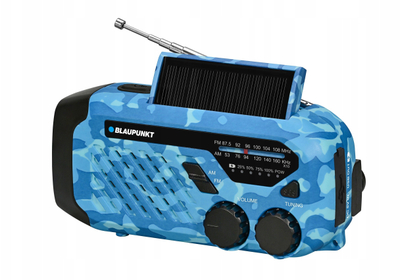 Radio emergjente Sangean ER10BC Survival, AM FM, bateri 2000 mAh, LED, e zezë