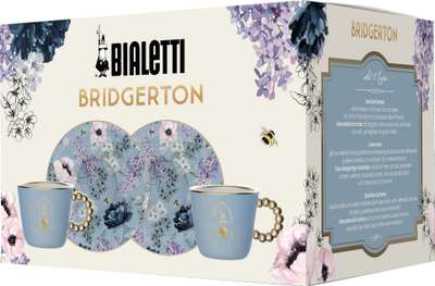 Сет шолји за кафе Bialetti BRID001, 0.08L, 2 парчиња, сина