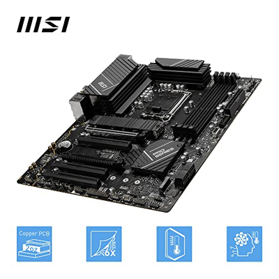 Motherboard MSI PRO B760-P WIFI DDR4, LGA 1700, ATX, i zi