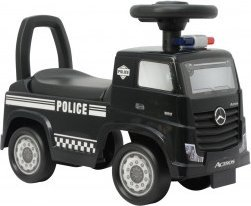 Makina kalëruese Milly Mally Mercedes-Benz Actros Police, për fëmijë 12m+, e zezë