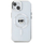 Заштитен капак Karl Lagerfeld IML Head Metal Frame MagSafe за iPhone 15, проѕирен