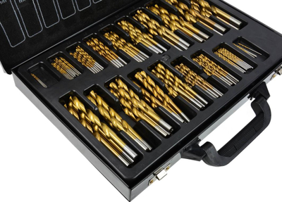 Set shpuese për metal KELTIN, 170 copë, HSS titani, 1.0-10 mm