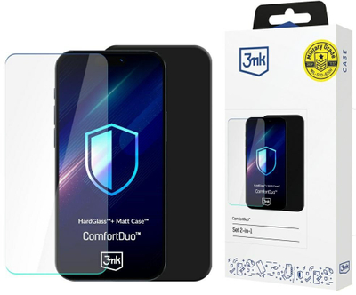 Folie mbrojtëse 3MK ComfortDuo, për Samsung Galaxy M16 5G, matte, e zezë