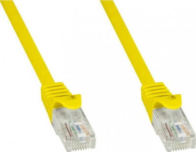 Kabllo rrjeti Techly Patch Cord Cat5e UTP, 5m, CCA, e verdhë