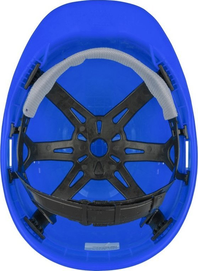 Helmetë sigurie Wolfcraft 1, PE, 52 62 cm, blu