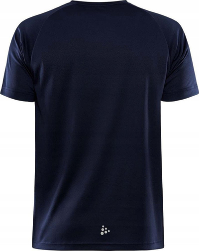 Bluzë sportive Craft Core Unify Logo Tee M, 100% poliester, thahet shpejt, e zezë