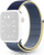 Rrip ore inteligjente RhinoTech Magic Tape për Apple Watch 42 44 45 49mm, najlon, mbyllje me ngjitëse, blu e çelët