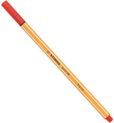 Stilolaps Stabilo Fineliner (54K002B), 0.4 mm, kuqe