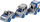 Set lodrash Wader KidCars Police, 3 makina, plastike, gri blu