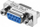 Adapter serial Goobay, 1x D SUB 9 pin femër në 1x D SUB 9 pin femër, i bardhë
