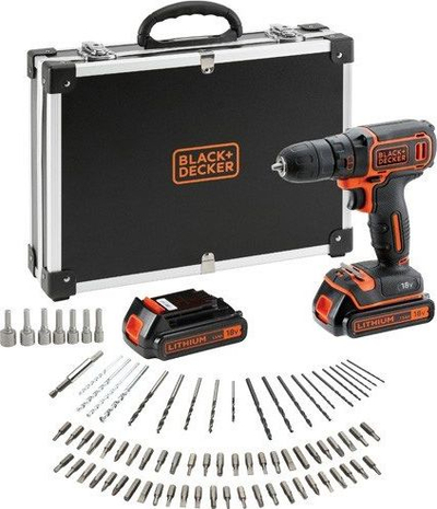 Makinë shpuese e vidhosëse Black &amp; Decker BDCDD12BAFC, 10.8V, pa kabllo, portokalli me të zezë