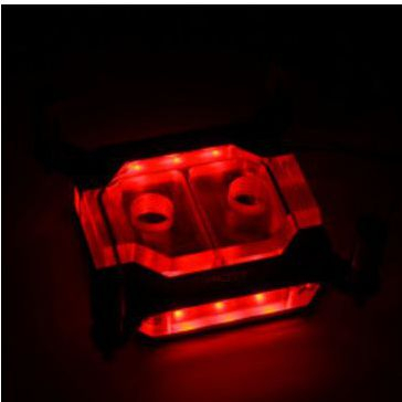 Воден блок за процесор Phanteks Glacier C350I, RGB, за Интел, хром