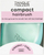 Furçë flokësh Tangle Teezer Compact Styler, kundra nyjeve, me kapak mbrojtës, rozë