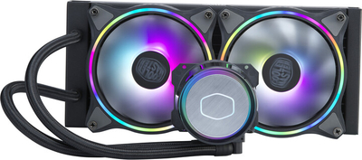 Ftohës Cooler Master MasterLiquid ML240 Illusion, 2x120mm ARGB, i zi