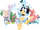 Puzzle Clementoni SuperColor Bluey 104 maxi, 6+, shumëngjyrësh