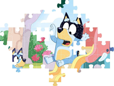 Puzzle Clementoni SuperColor Bluey 104 maxi, 6+, shumëngjyrësh