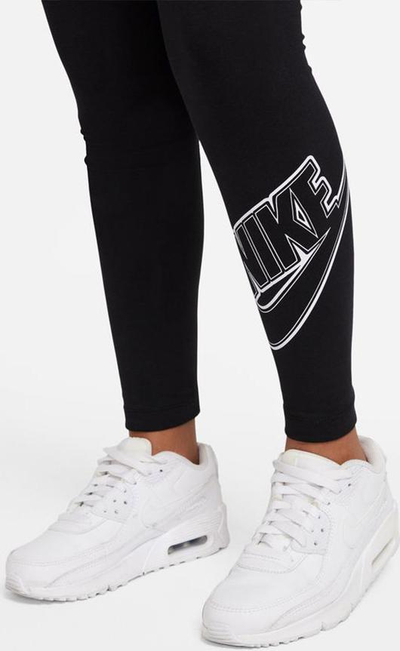 Leggins për kalamaj Nike Sportswear Essential, me logo, të zeza