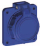 Prizë paneli PCE Nautilus, 10/16A 2P+E, 230V IP68, blu