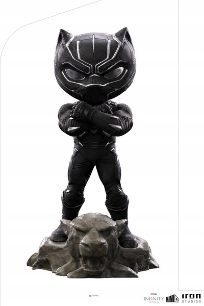 Figurë koleksionuese Iron Studios Marvel Black Panther Minico, 15.3cm, për zbukurim, e zezë