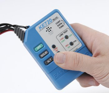 Set tester kabllosh Kurth Electronic KE 701, gjenerator toni EASYTEST720, sondë PROBE410, blu