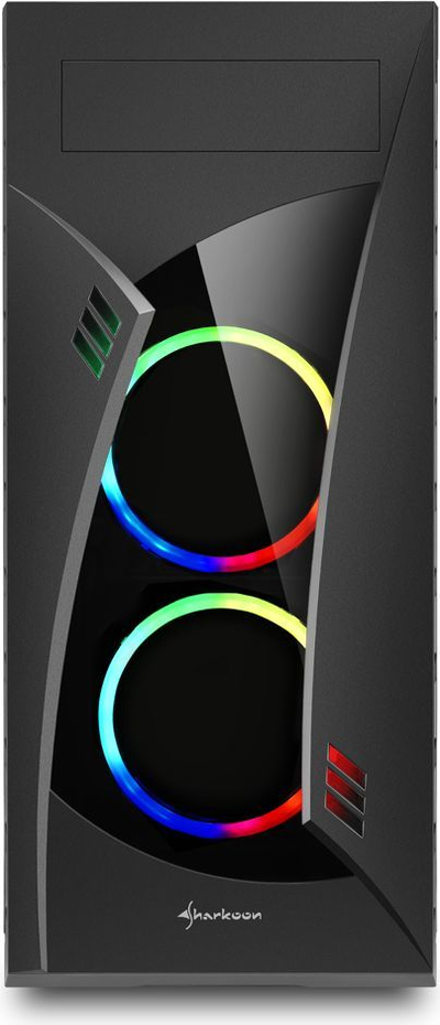 Kasë Sharkoon Night Shark RGB, Midi Tower