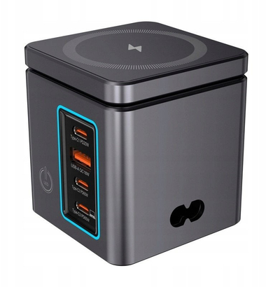Полнач за ѕид BlitzWolf BW‑i113 GaN, 105W, 1x USB‑A 3x USB‑C, бел