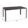 Tavolinë metalike + xham 150×90×75 cm,"HM5767.02", kaftë