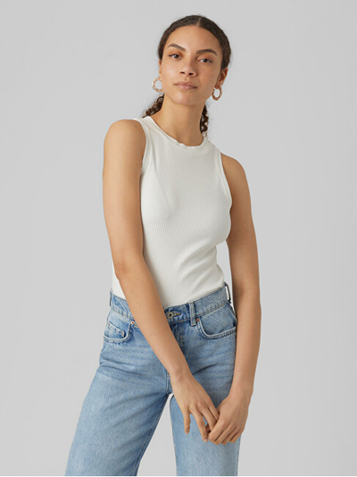 Maicë VERO MODA VMLAVENDER, e bardhë