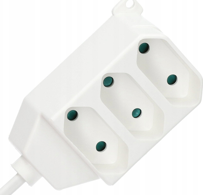 Zgjatues elektrik Jonex PS-362 P, 3 presa, 3m, i bardhë