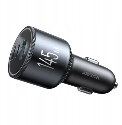Karikues makine Joyroom JR-CCN07, 120W, 2x USB C dhe USB A, gri e errët