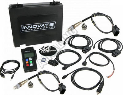 Set matës ajër karburant Innovate LM-2 Dual O2, wideband, me regjistrim SD, i zi
