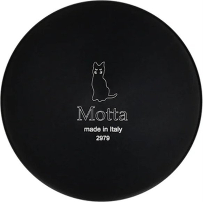 Tamper kafeje Motta, 57 mm, çelik inox, argjendtë