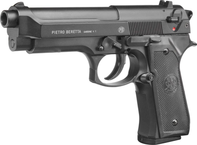 Pistolete me ajër Beretta M92 FS HME, me pranverë, për airsoft, e zezë
