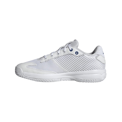 Këpucë sportive indoor Adidas Stabil, për fëmijë, të bardha