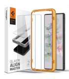 Xham mbrojtës Spigen Glas.tR AlignMaster për Google Pixel 7, 2 copë, transparent