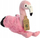 Lodër pelushi Aurora Eco Nation Flamingo 35005, 24 cm, prej materialesh të ricikluara, rozë
