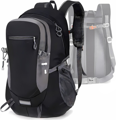 Çantë shpine trekking Retoo ActiveFit ER1077, 40L, rezistente ndaj ujit, e zezë