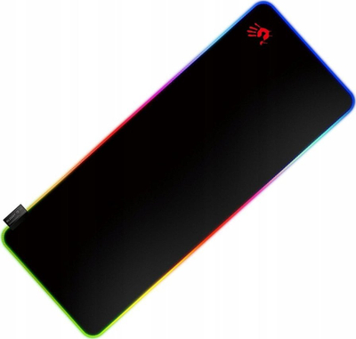 Mousepad gaming A4tech Bloody MP-75N, XL, me ndriçim dekorativ, i zi