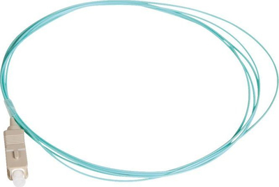Pigtail fibër optike Lanview SC/UPC OM3, 2m, multimode, jeshile