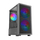 Kasa gaming Mars Gaming MC VORTEX, mini tower MicroATX, 3 fshesa FRGB 120mm, e zezë