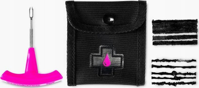 Set për ndreqje gomash tubeless Muc-Off Puncture Plug Repair Kit, me tapa rezervë, me çantë për mbajtje