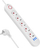 Rrymëndarës Maclean MCE395, 5 priza, 3x USB, i bardhë