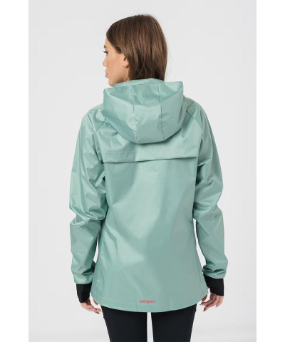 Xhaketë femrash Pegas Waterproof F, rezistente ndaj ujit, masa XS, jeshile granite