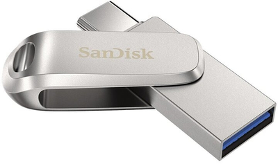 USB SanDisk Ultra Dual Drive Luxe, 32GB, argjendtë